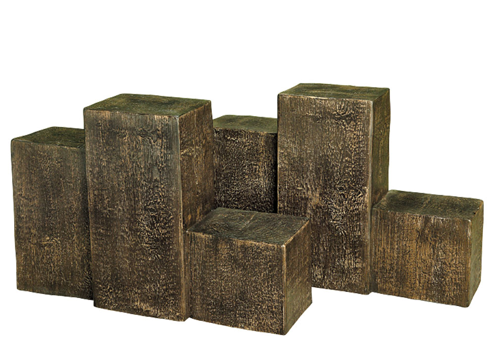 三連枕木フェンス